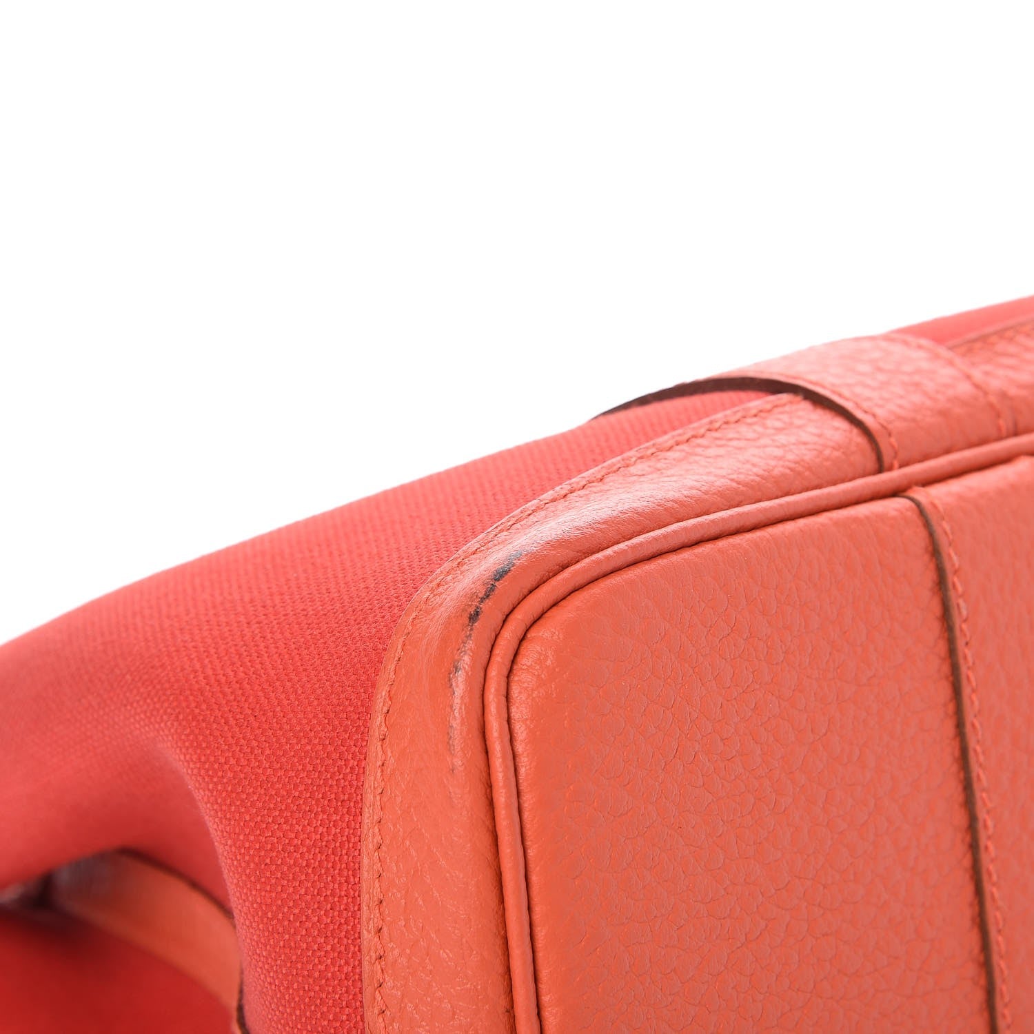 Hermes Toile Officier Negonda Garden Party 30 TPM Rouge Tomate Capucine 9 of 11