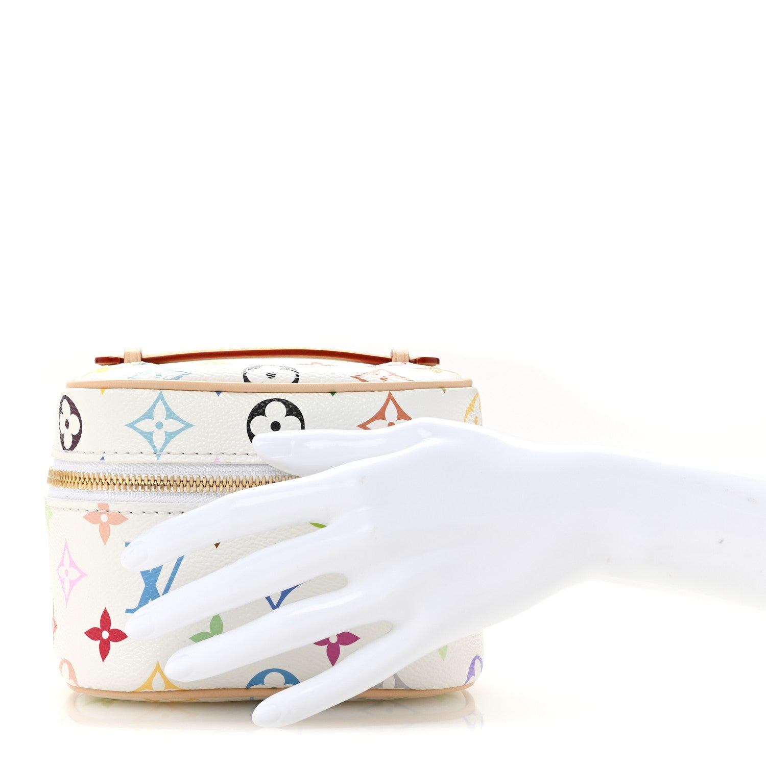 Louis Vuitton LV x TM Monogram Multicolor Nano Nice White 2 of 7