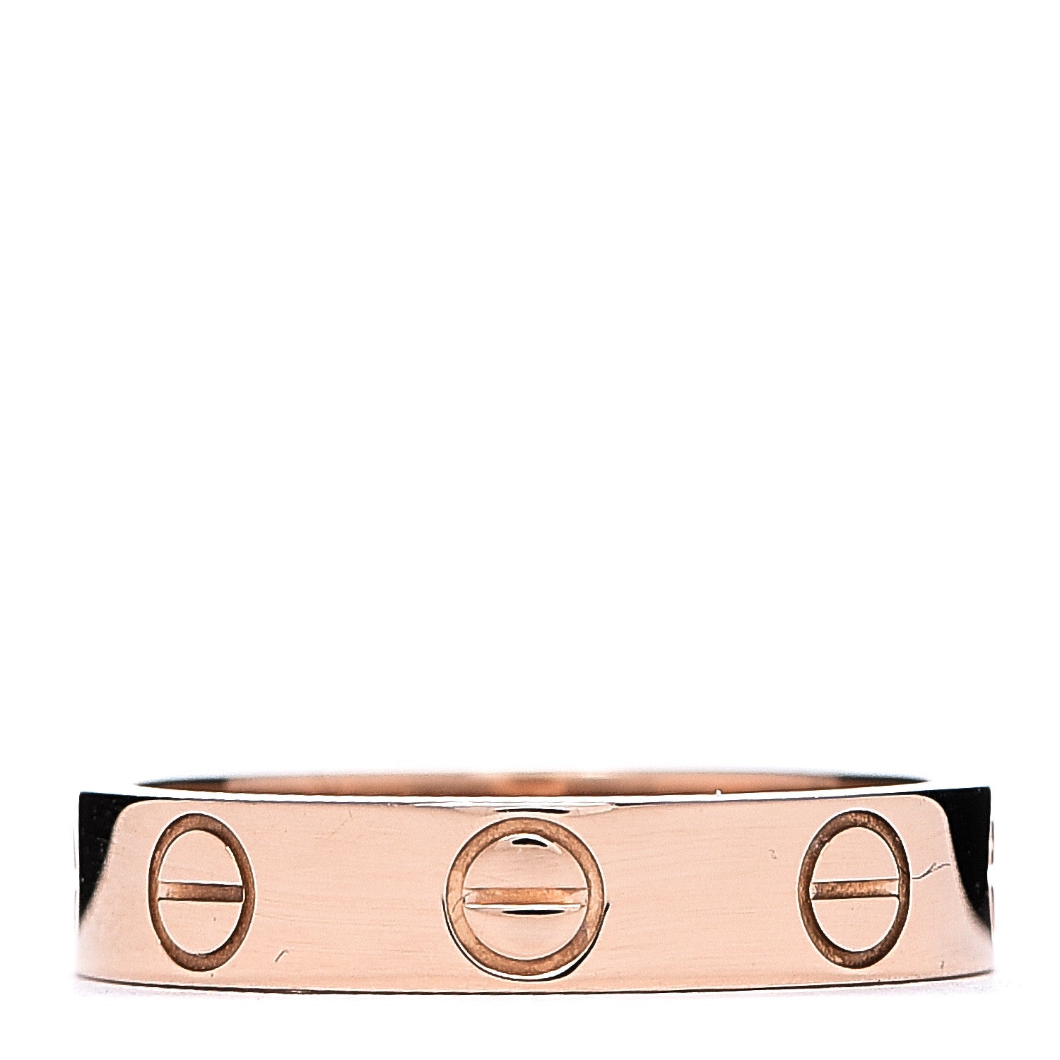 Cartier 18K Pink Gold 3.5mm LOVE Wedding Band Ring 47 4 1 of 3