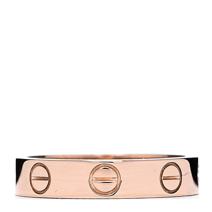 Cartier 18K Pink Gold 3.5mm LOVE Wedding Band Ring 47 4 1 of 3