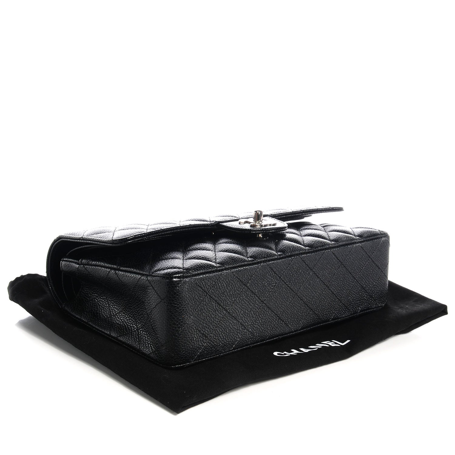 Chanel Caviar Quilted Medium Double Flap Black 4 of 8