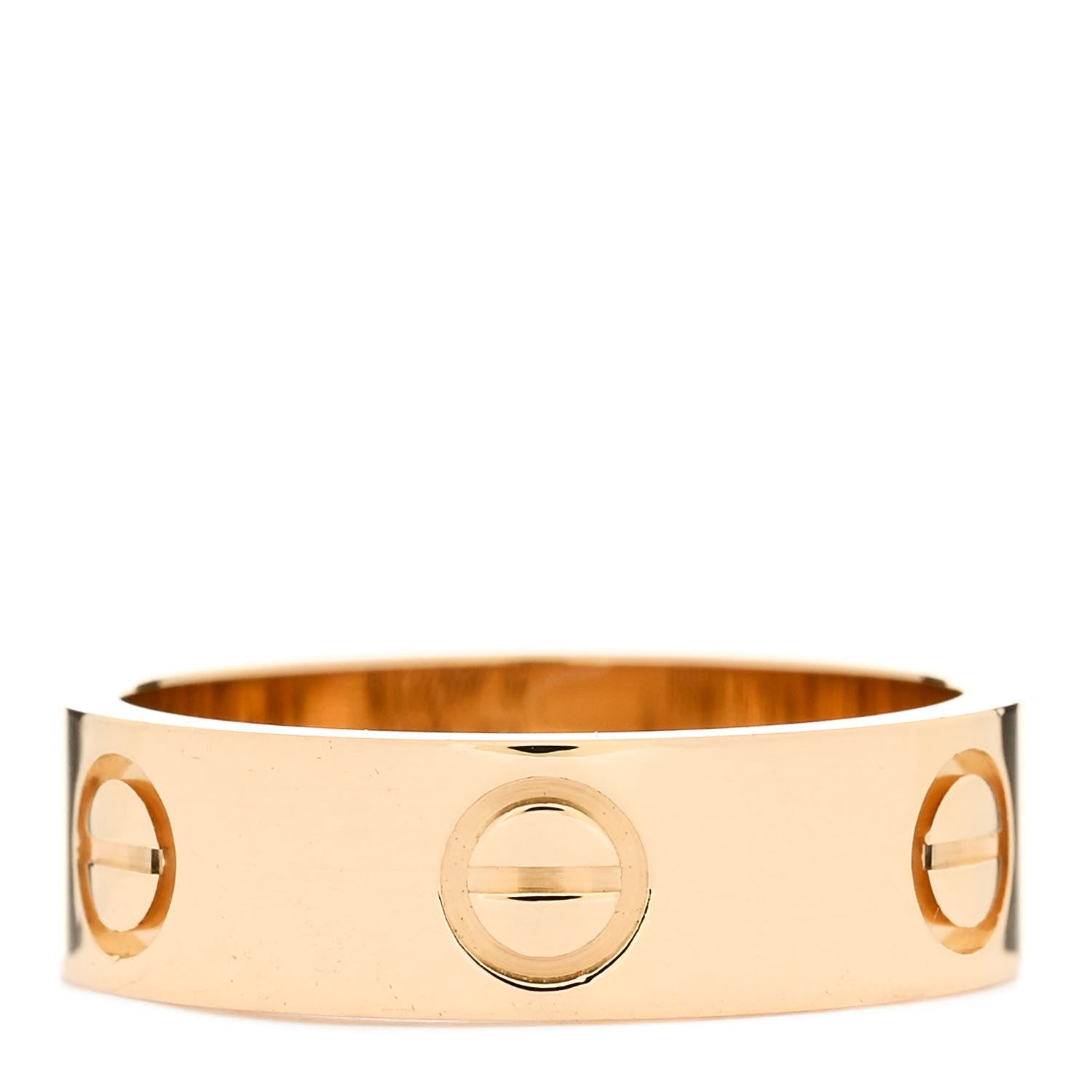 Cartier 18K Yellow Gold 5.5mm LOVE Ring 52 6 3 of 4