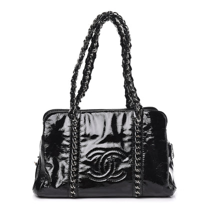 Chanel Patent Calfskin Small Luxe Ligne Tote Black 1 of 11
