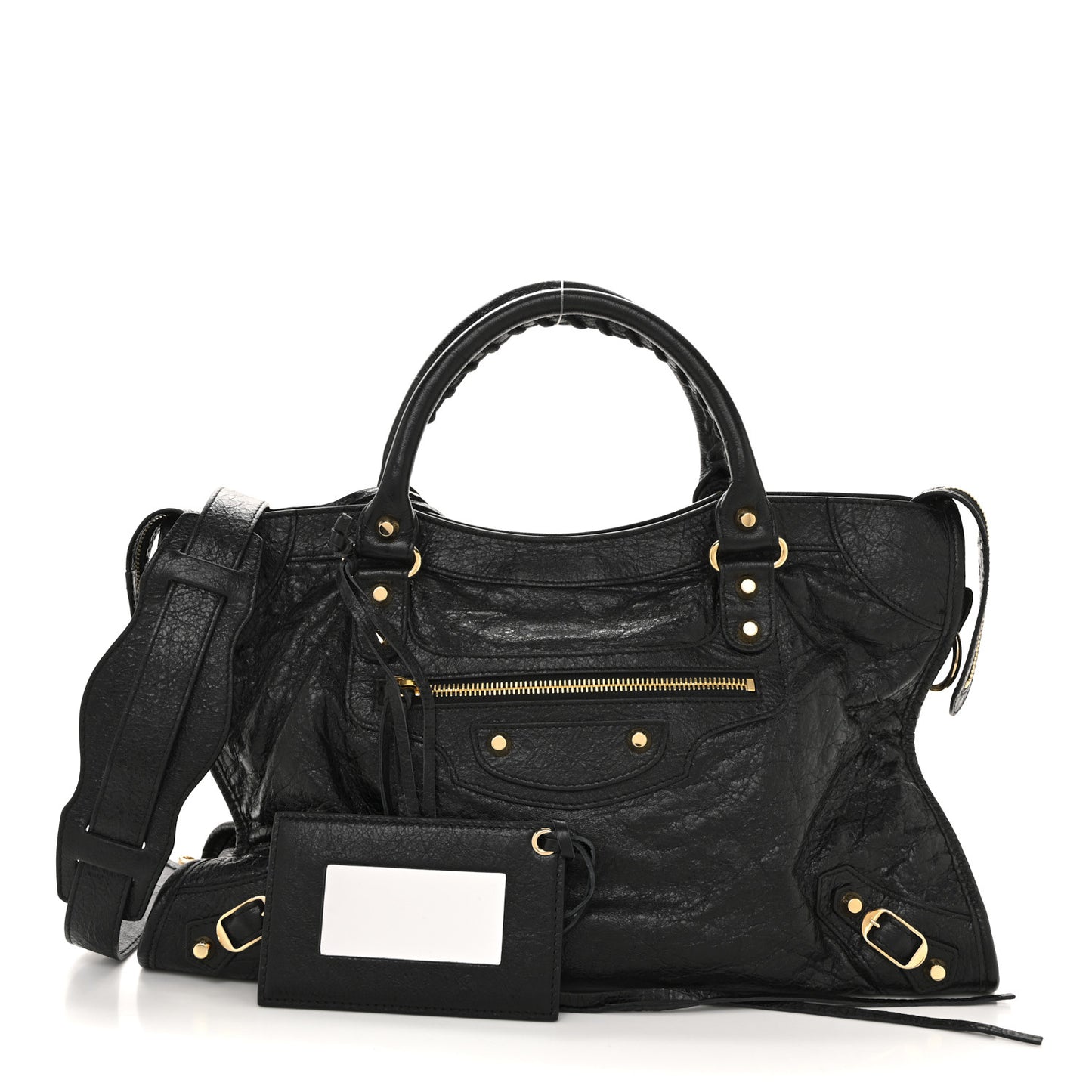 Agneau Classic Gold Hardware City Black