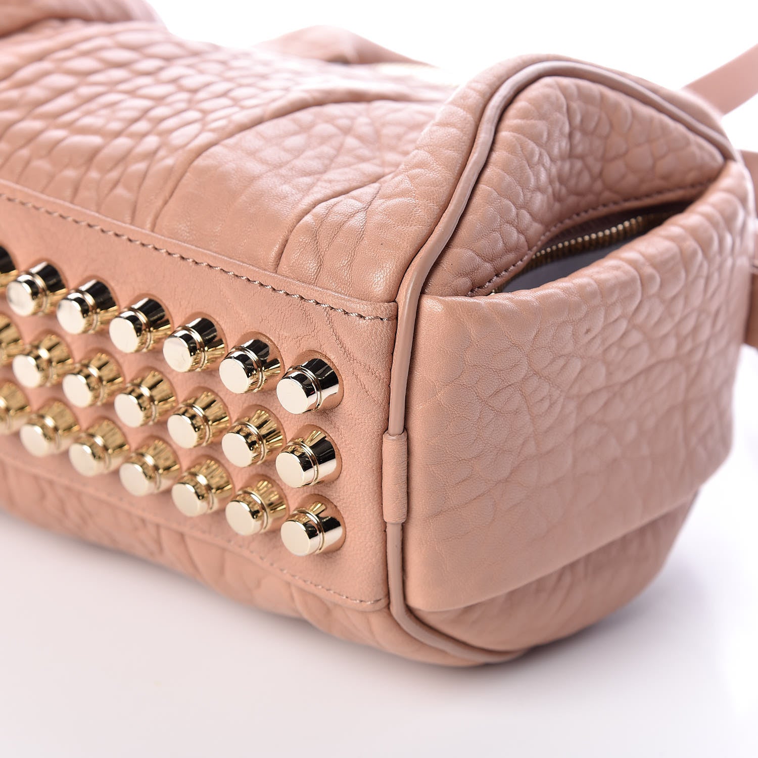 Alexander Wang Pebbled Lambskin Mini Rockie Blush Pale Gold Hardware 8 of 8