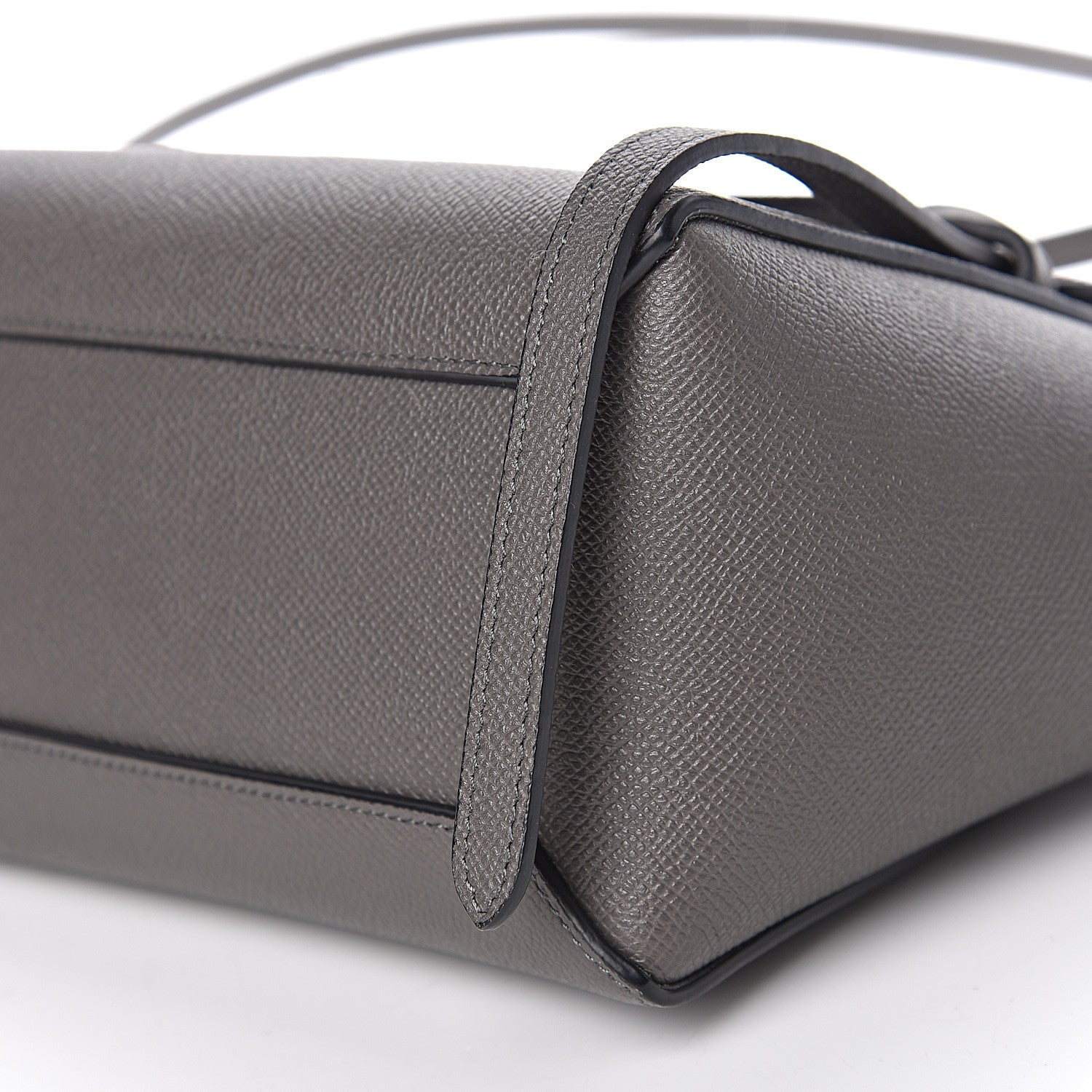 Celine Grained Calfskin Nano Belt Bag Grey 9 of 9