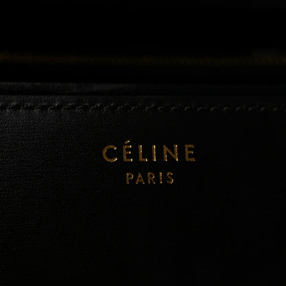 Celine Box Calfskin Medium Classic Box Flap Bag Black 5 of 13