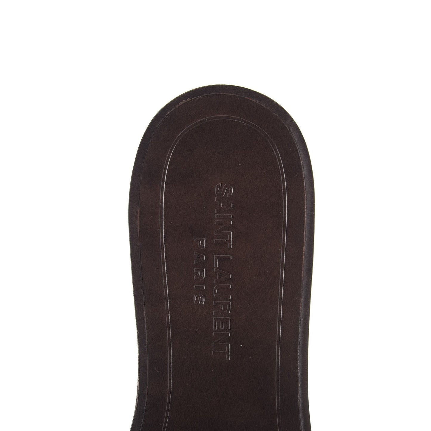 Calfskin Nu Pied 05 Slide Sandal 36 Blue Majorelle