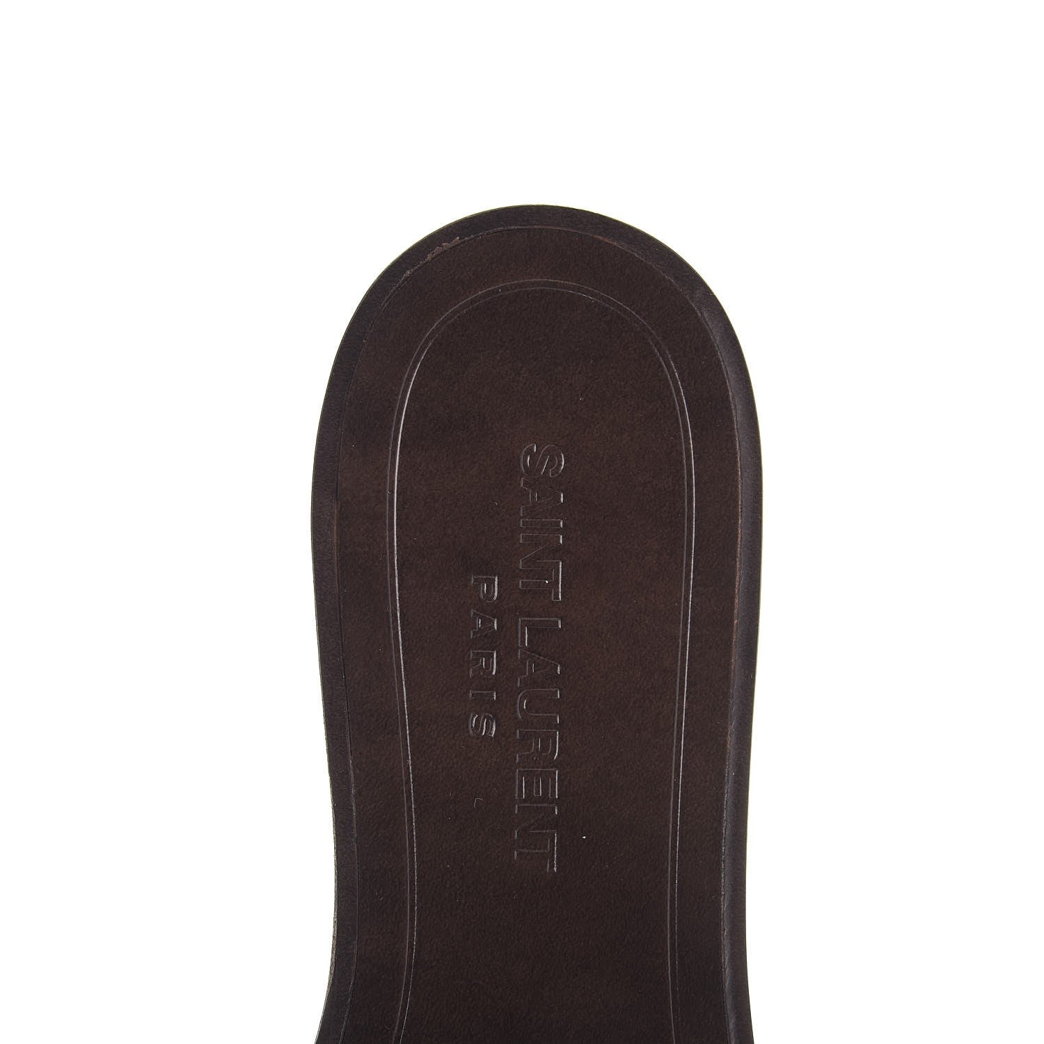 Saint Laurent Calfskin Nu Pied 05 Slide Sandal 36 Blue Majorelle 7 of 9