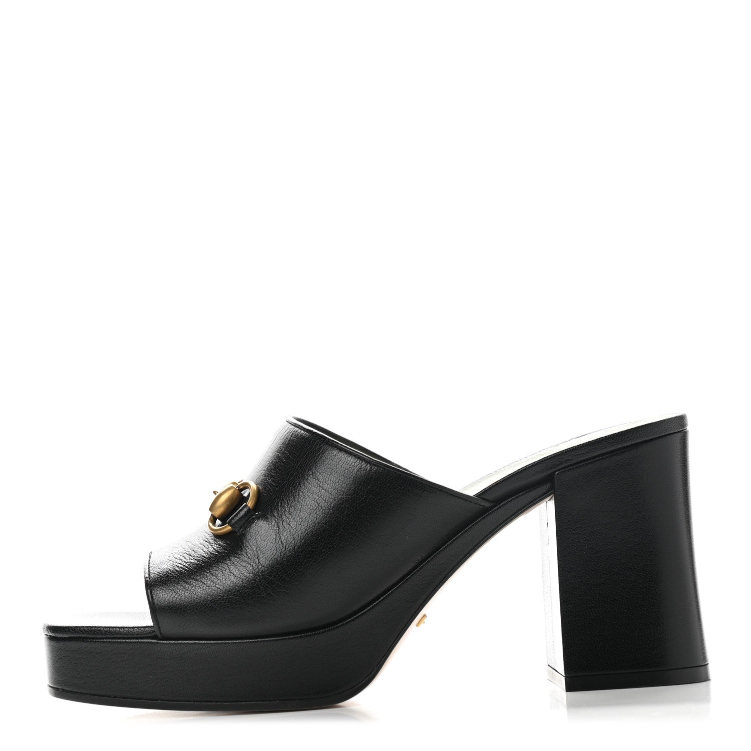 Gucci Granada Kid Houdan Platform Slide Sandals 39 Black 1 of 9
