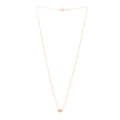 Tiffany 18K Rose Gold 9mm Elsa Peretti Bean Pendant Necklace 3 of 5