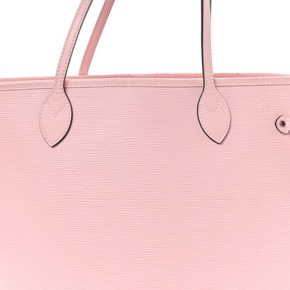 Louis Vuitton Epi Neverfull MM Rose Ballerine 8 of 13