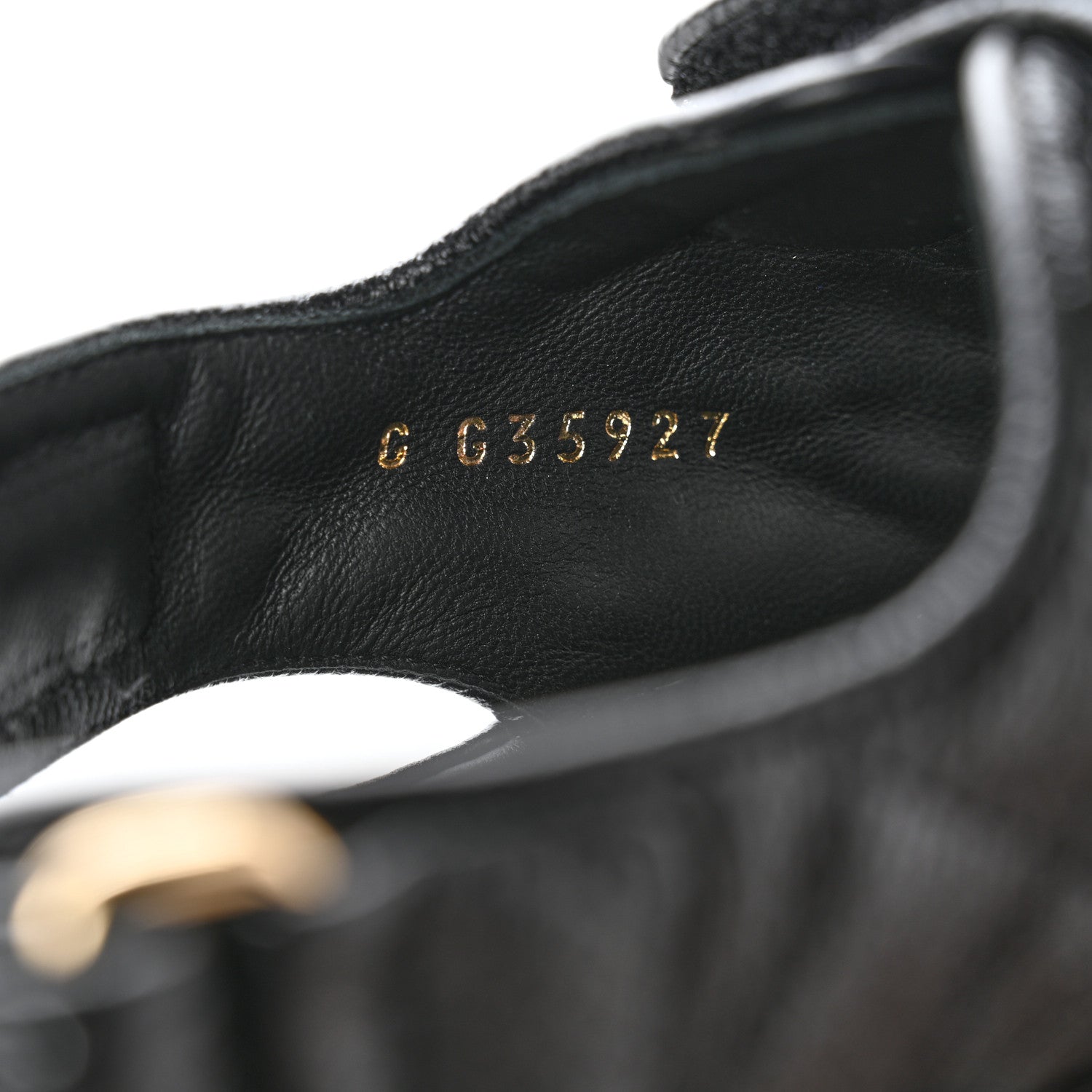 Chanel Grained Calfskin Velcro Dad Sandals 38.5 Black 9 of 11