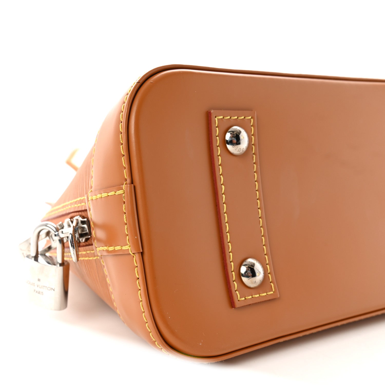 Louis Vuitton Epi Jacquard Alma BB Honey Gold 8 of 9