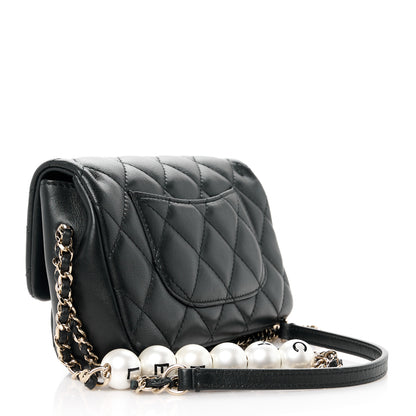 Chanel Lambskin Quilted Mini My Precious Flap Black 3 of 11