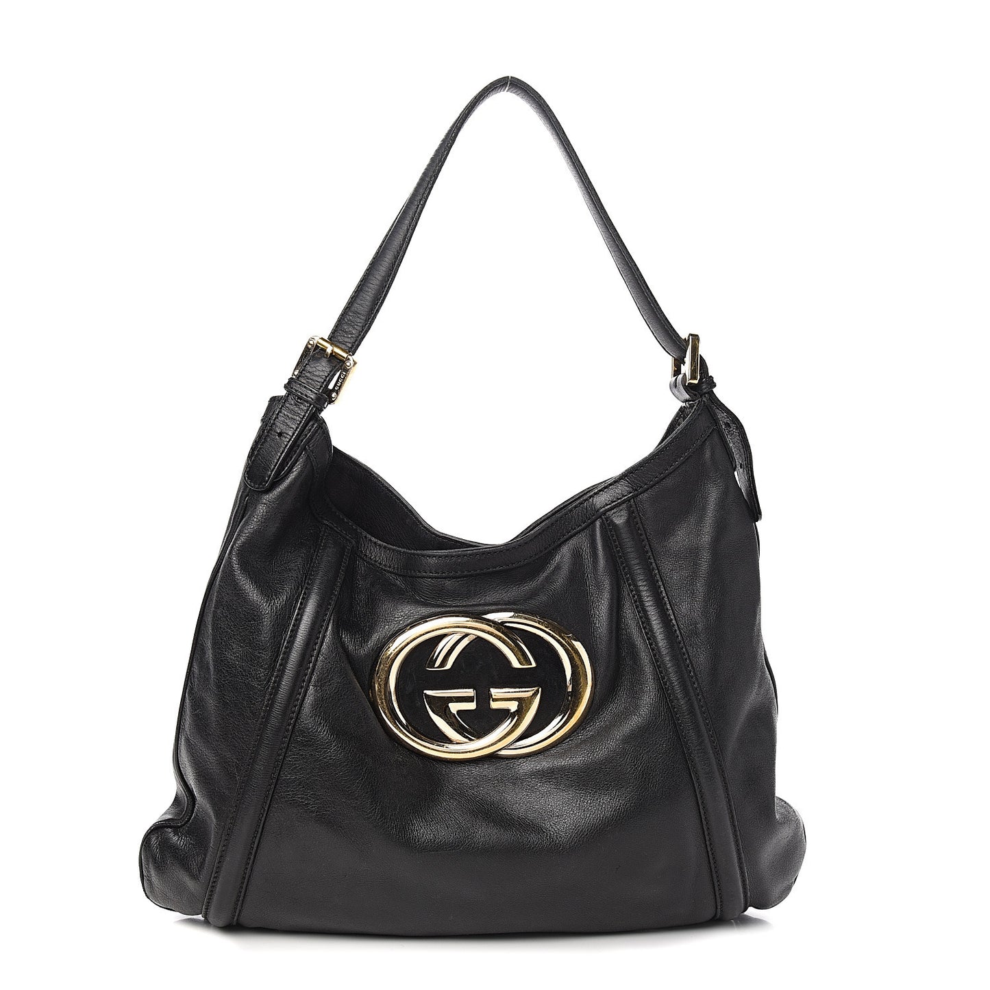 Calfskin Medium Britt Hobo Black