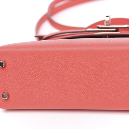 Hermes Epsom Mini Kelly Sellier 20 Rose Jaipur Rouge Vif 8 of 10