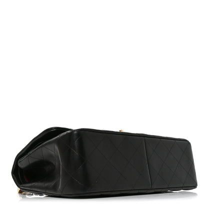 Chanel Lambskin Quilted Jumbo Double Flap Black 4 of 10