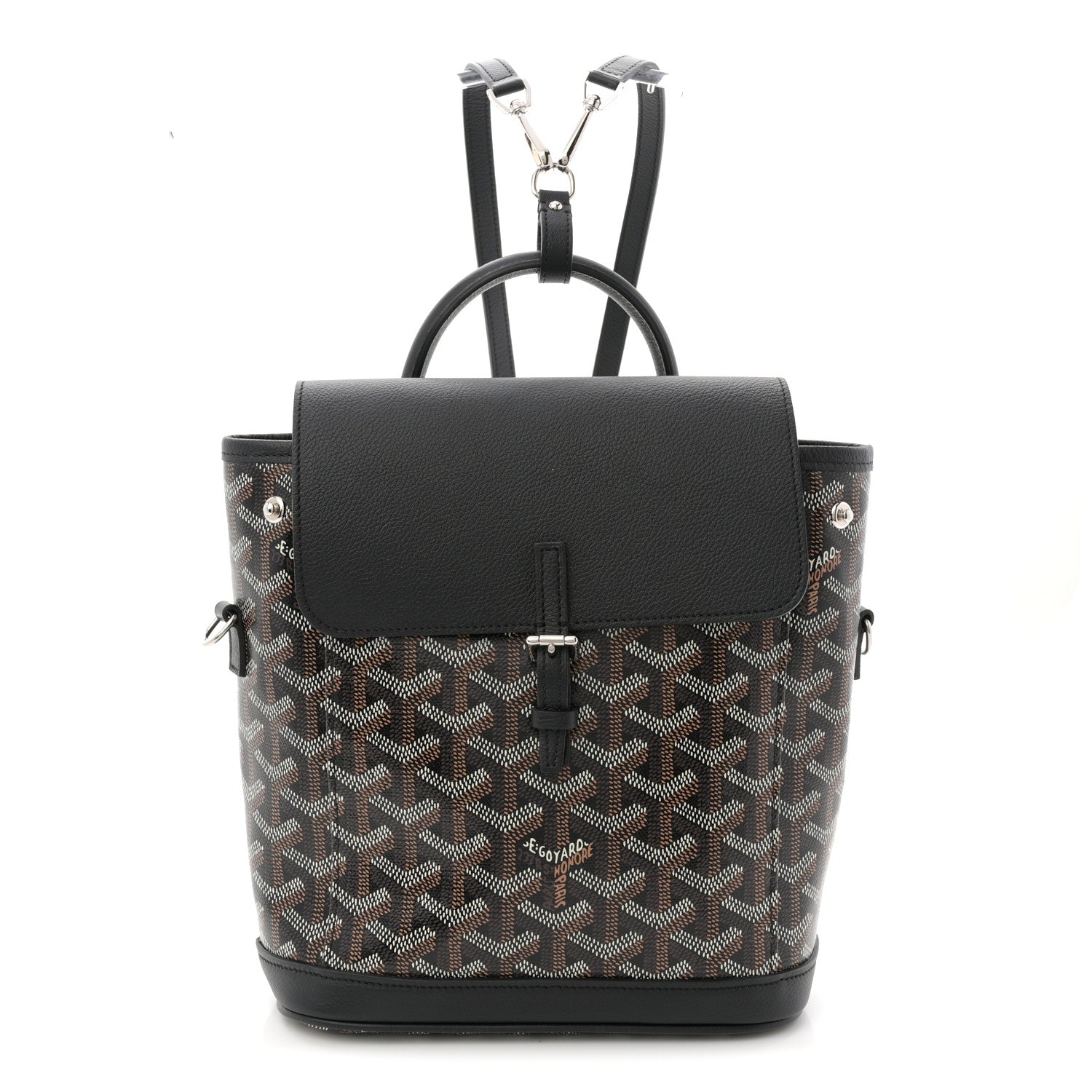 Goyard Goyardine Calfskin Mini Alpin Backpack Black 1 of 10