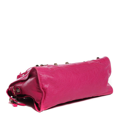 Balenciaga Agneau Giant 21 Rose Gold Hardware Part Time Cyclamen Fucsia 4 of 14