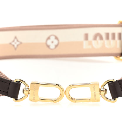 Louis Vuitton Jacquard Speedy Bandouliere 20 Shoulder Strap Beige Brown 3 of 4