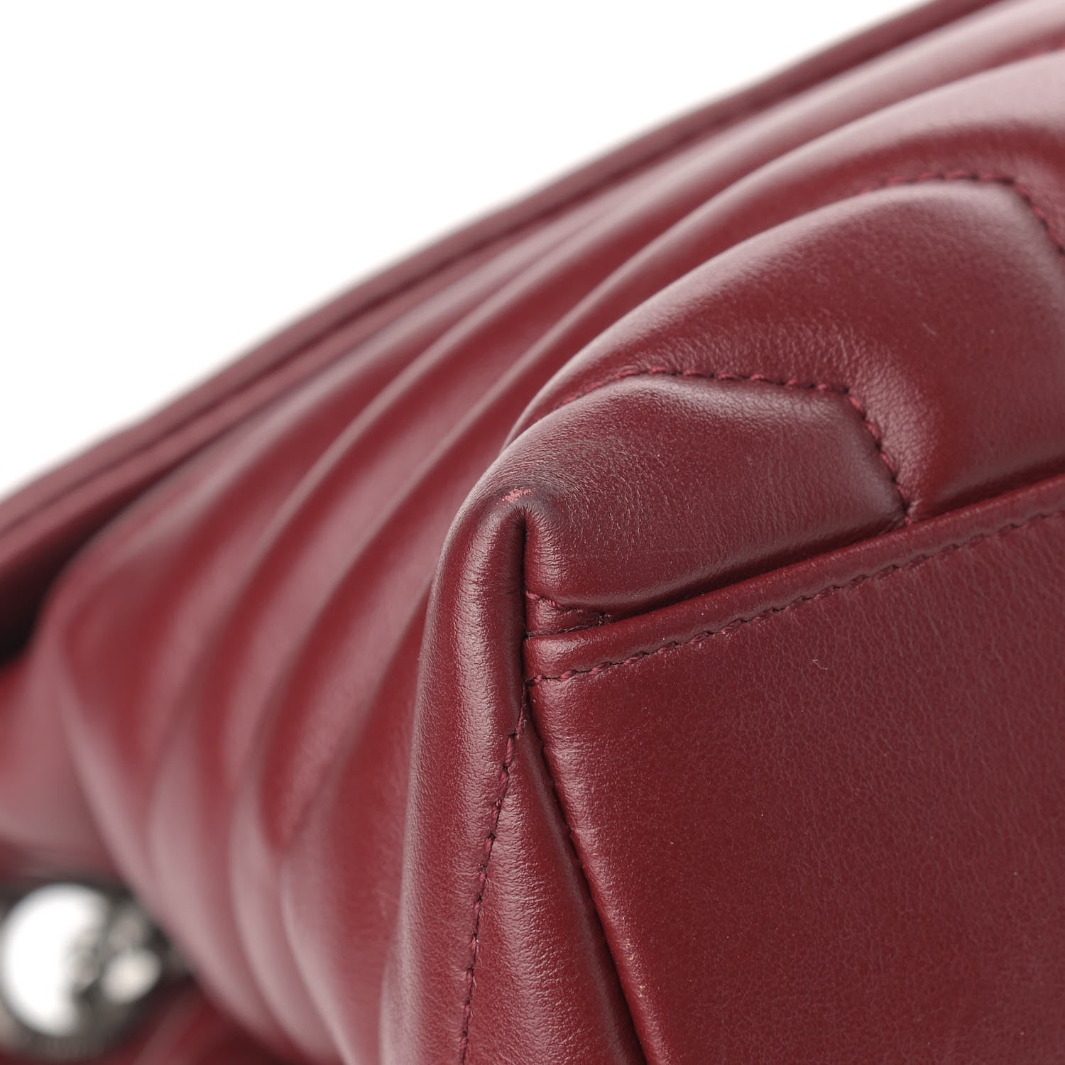 Saint Laurent Calfskin Y Quilted Monogram Medium Loulou Chain Satchel Palissandre 8 of 13
