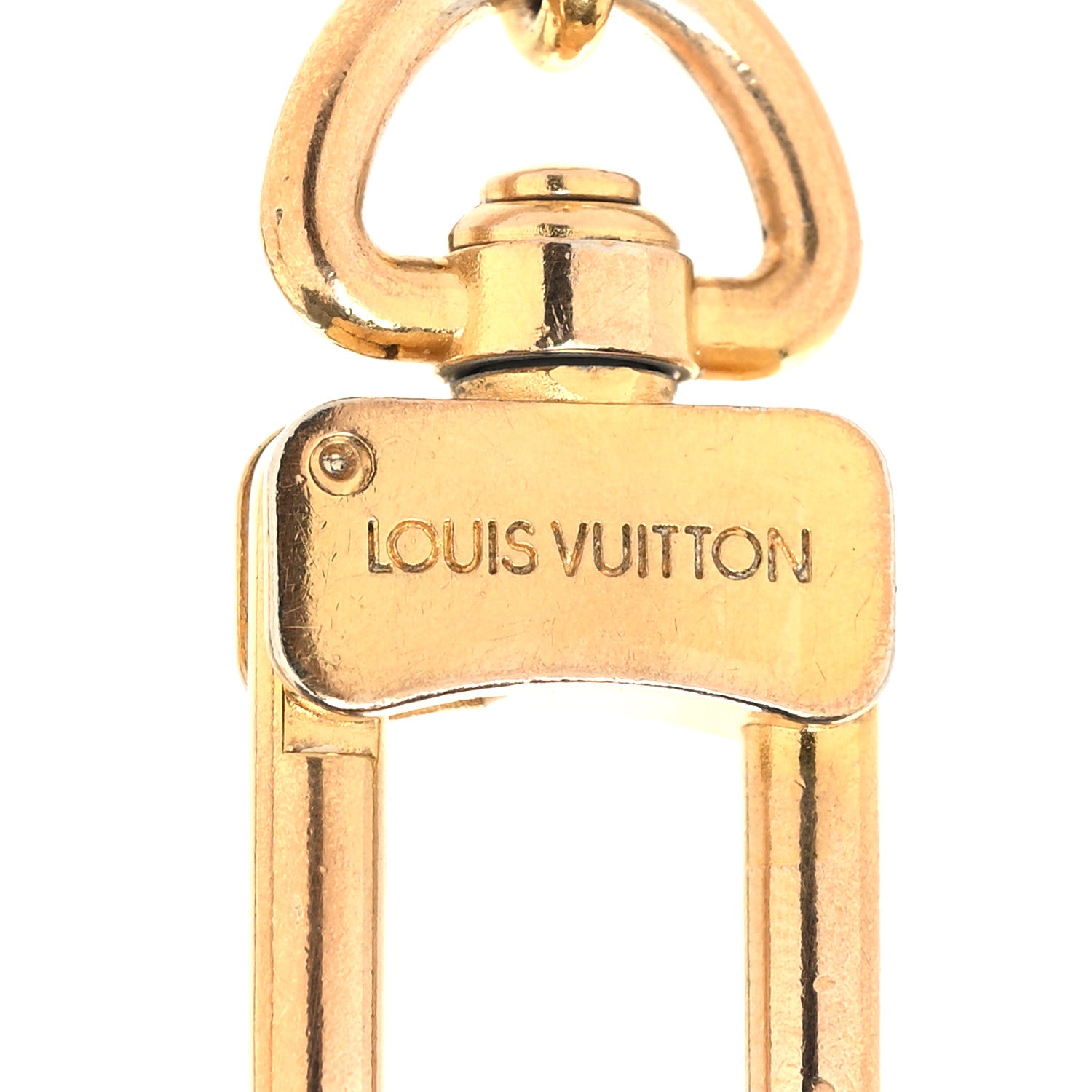 Louis Vuitton Pochette Extender Key Ring Gold 4 of 4