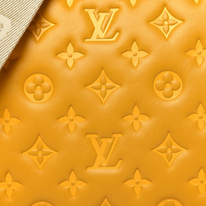 Louis Vuitton Lambskin Embossed Monogram Coussin PM Sunflower 9 of 11
