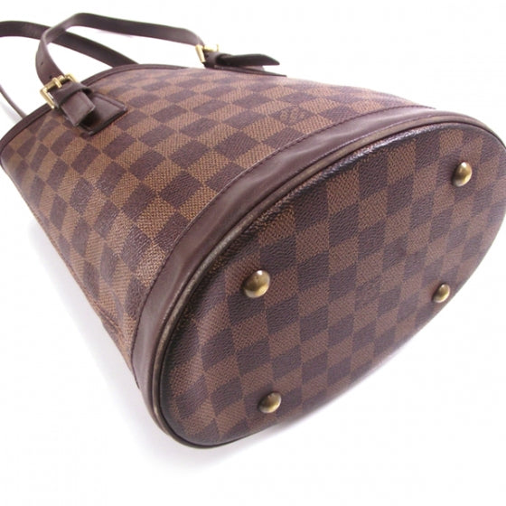 Louis Vuitton Damier Ebene Marais Bucket 23 5 of 9