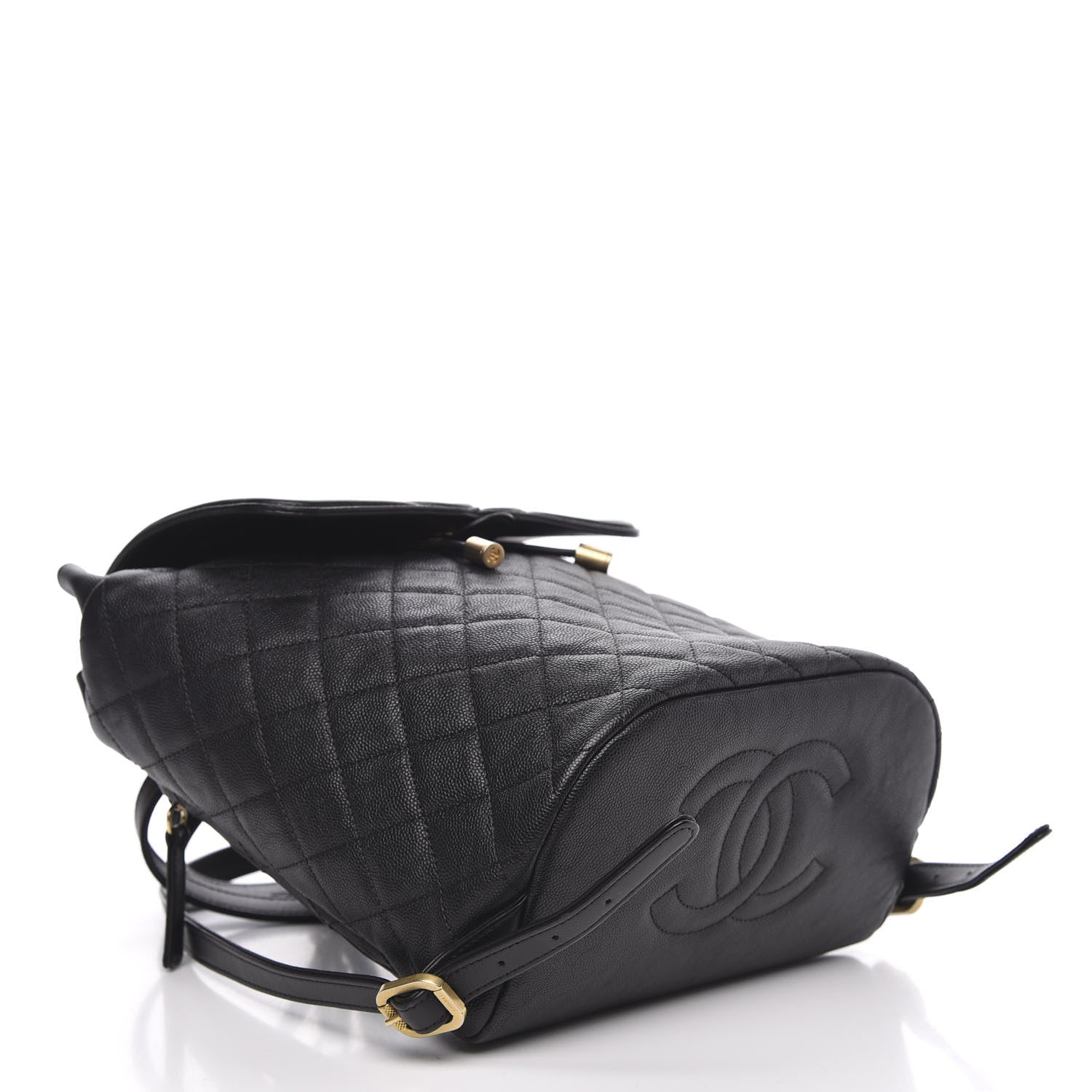 Chanel Caviar Quilted Filigree Backpack Black 3 of 10