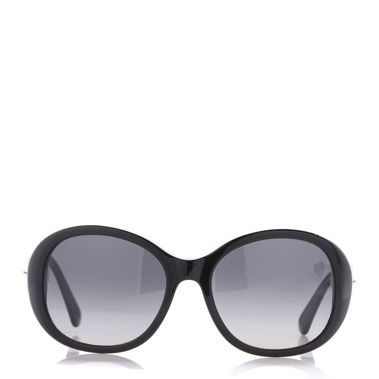 Chanel Acetate CC Turnlock Sunglasses 5235-Q Black Beige 2 of 7