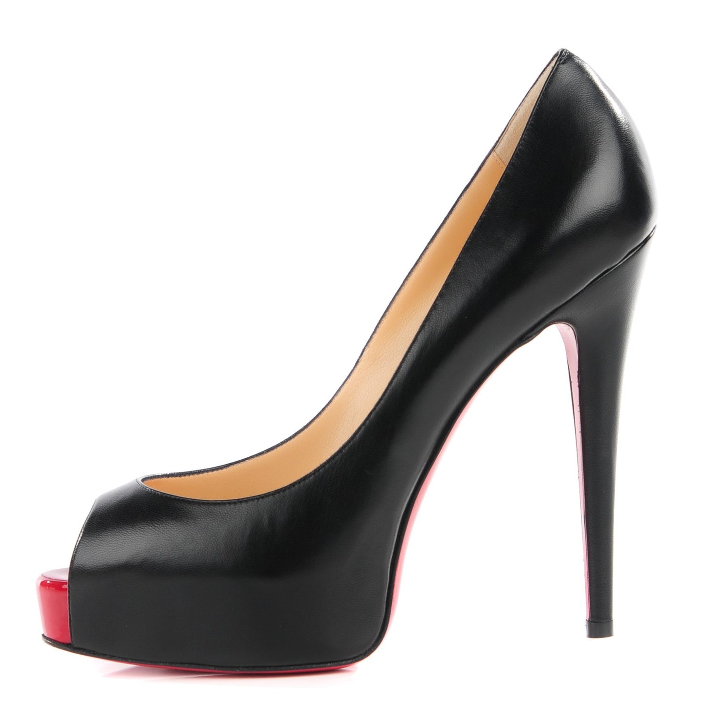 Kid Patent Vendome 120 Pumps 38.5 Black Red