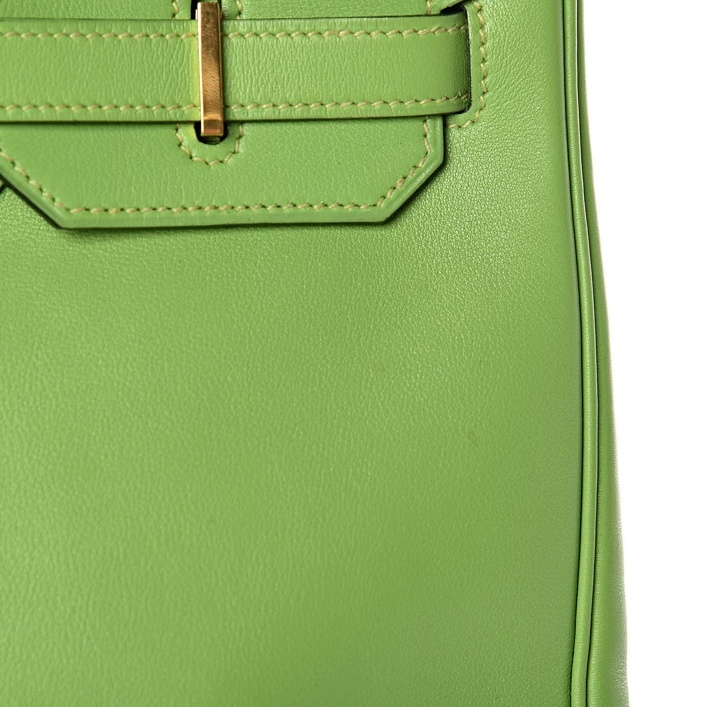 Veau Gulliver Birkin 35 Vert Cru