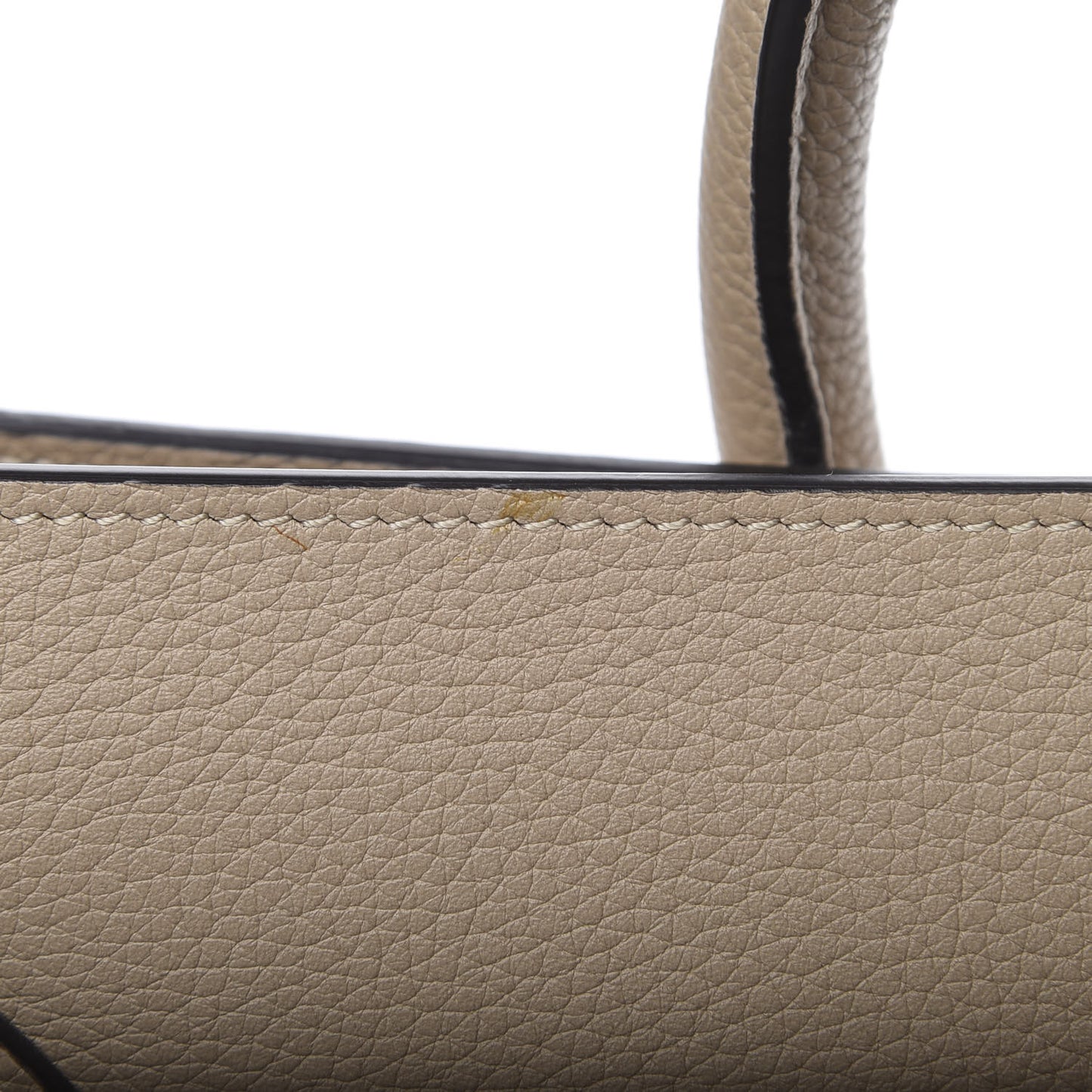Drummed Calfskin Mini Luggage Dune