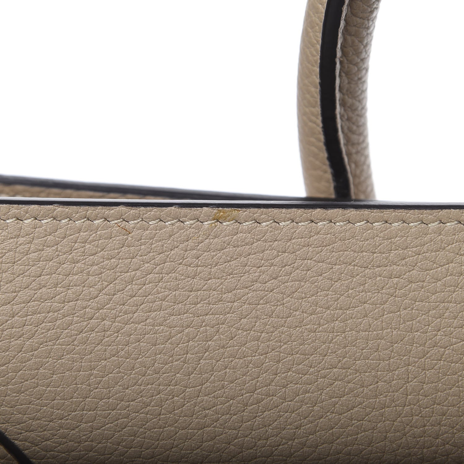 Celine Drummed Calfskin Mini Luggage Dune 11 of 11