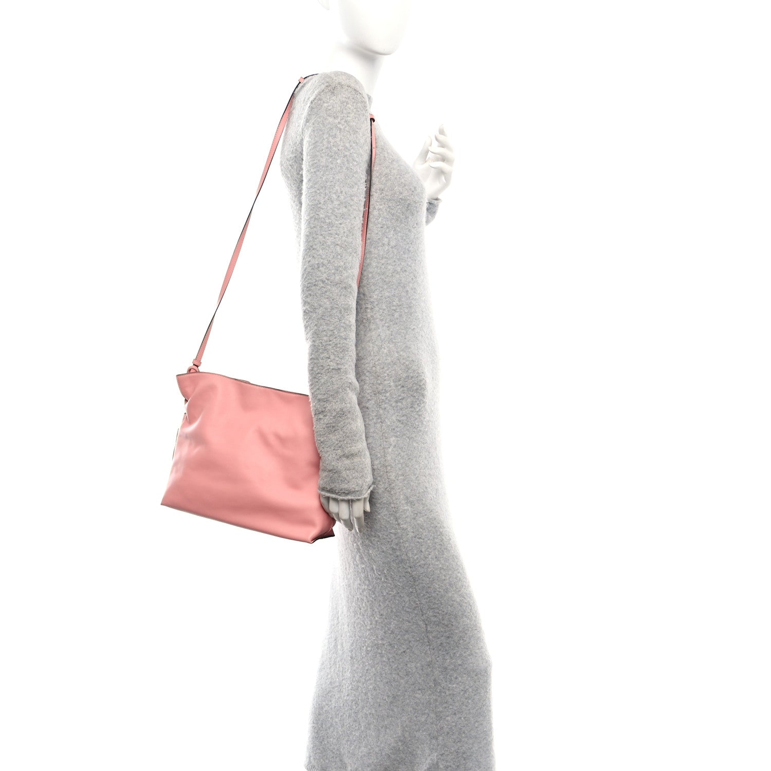 Loewe Nappa Medium Flamenco Knot Bag Peach Bloom 2 of 8