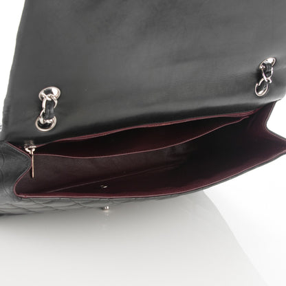 Chanel Lambskin Quilted Maxi Single Flap Black 5 of 7