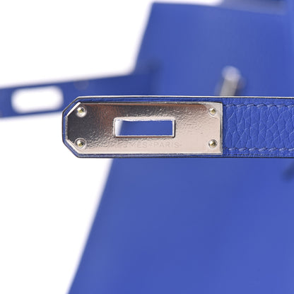 Hermes Togo Birkin 35 Bleu Electrique 12 of 31