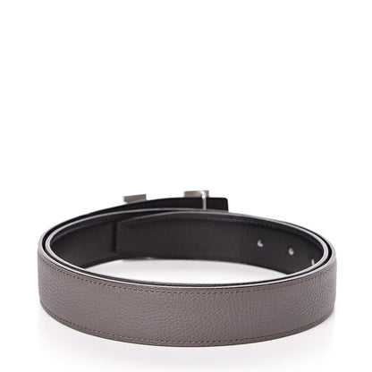 Hermes Box Togo 32mm H Belt 90 Black Etain 3 of 7