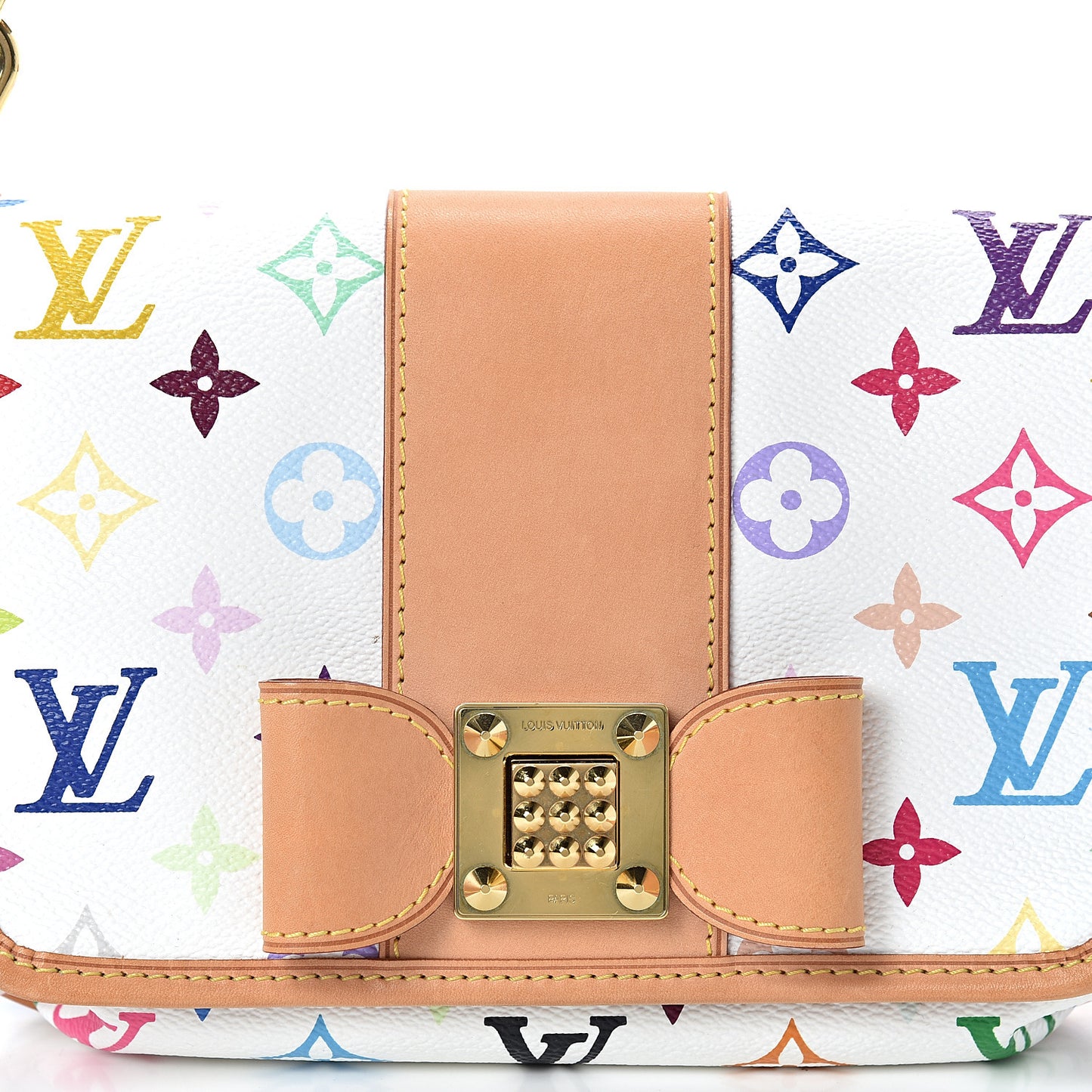 Monogram Multicolor Patti White