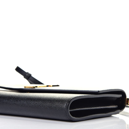 Saint Laurent Grain De Poudre Mini Uptown Crossbody Bag Black 8 of 9