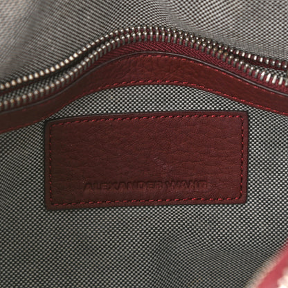Alexander Wang Calfskin Studded Rockie Matte Beet Rodium Hardware 5 of 9