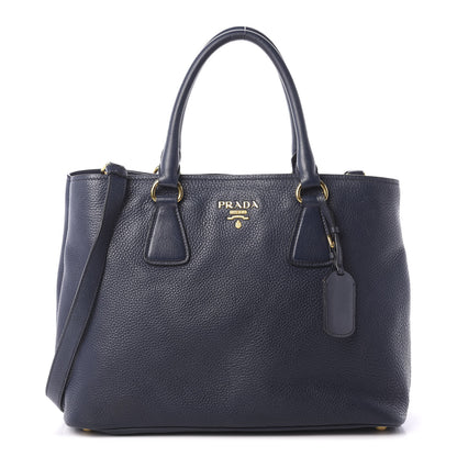 Prada Vitello Daino Tote Bluette 1 of 10