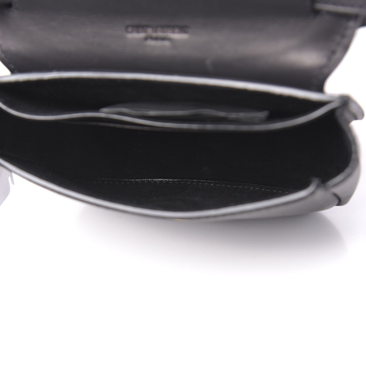Smooth Calfskin Mini Classic Monogram Kaia Satchel Black