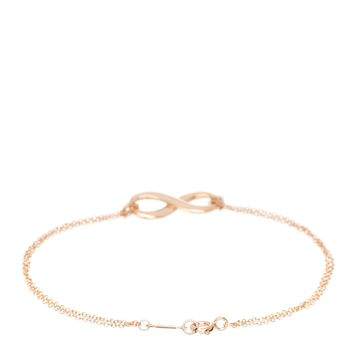 Tiffany 18K Rose Gold Infinity Bracelet 2 of 3