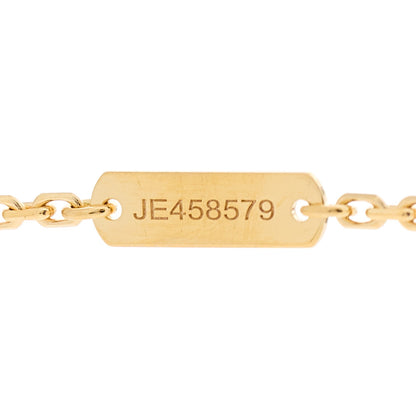Van Cleef & Arpels 18K Yellow Gold Diamond Large Frivole Pendant Necklace 4 of 5