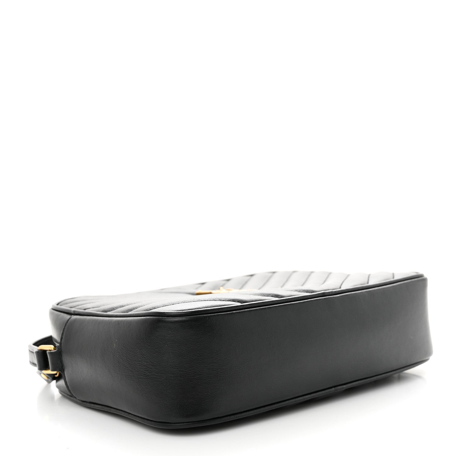 Saint Laurent Calfskin Matelasse Monogram Lou Camera Bag Black 4 of 17
