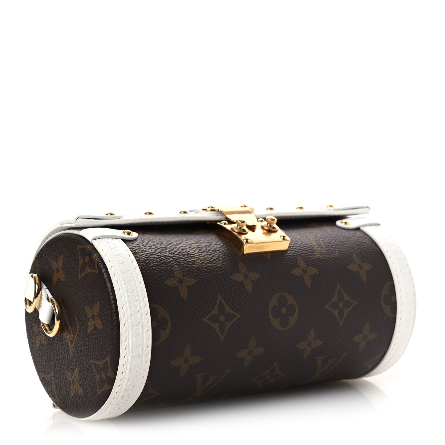 Monogram LV Match Papillon Trunk White
