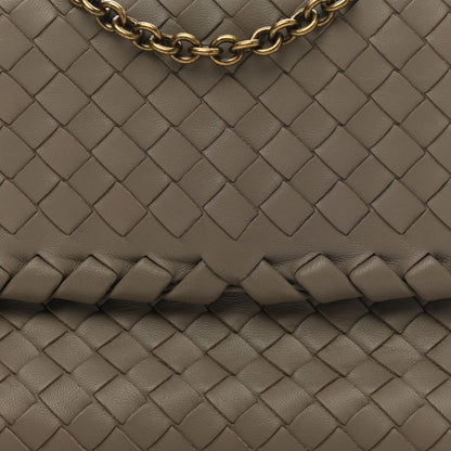 Bottega Veneta Nappa Intrecciato Baby Olimpia Shoulder Bag Mink 5 of 9