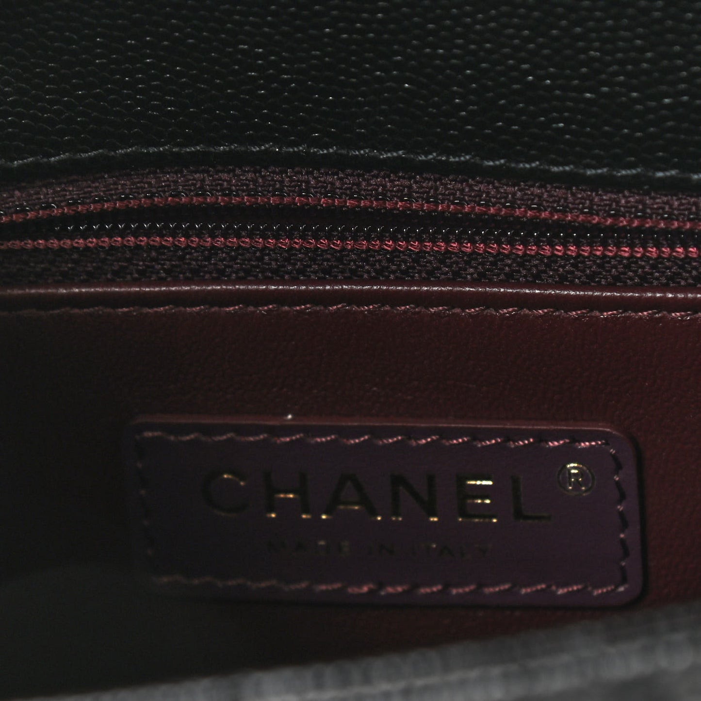 Caviar Quilted Mini Coco Handle Flap Black